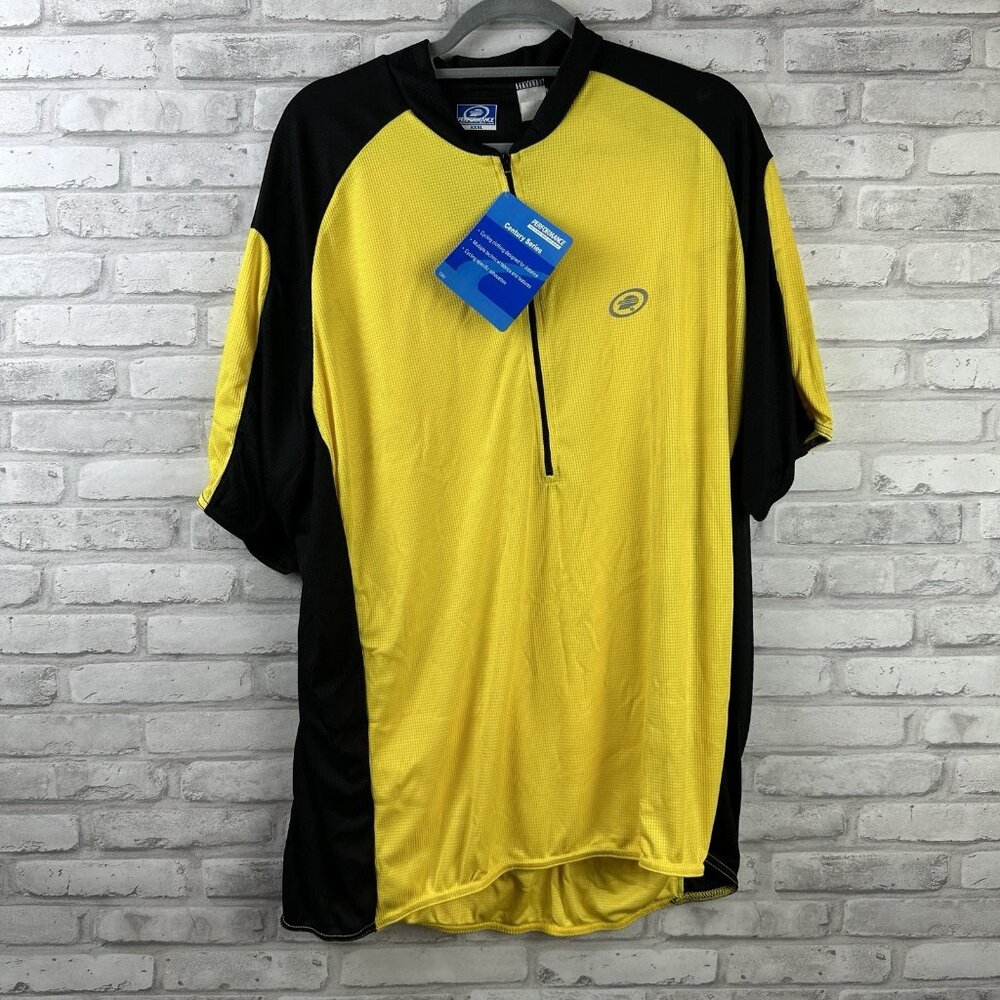 Performance Bicycle Shirt Women XXXL Cycling Wear Half Zip Front Short Sleeve